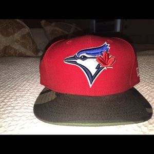 Toronto Blue Jays New Era Fitted Hat, Size 7 1/4